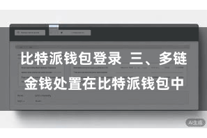 比特派钱包登录 三、多链金钱处置在比特派钱包中