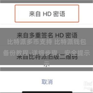 比特派多币支持 比特派钱包备份教程-详细步骤、安全提示