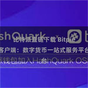 比特派直链下载 Bitpie客户端：数字货币一站式服务平台