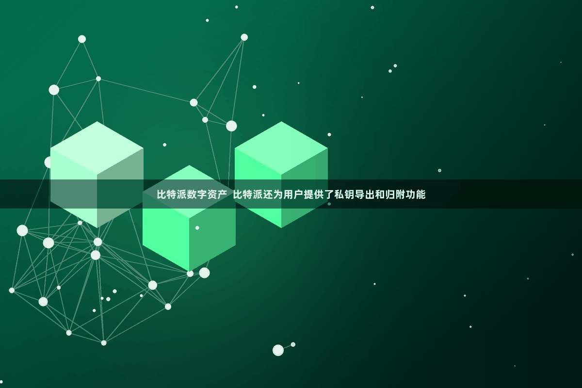 比特派数字资产  比特派还为用户提供了私钥导出和归附功能